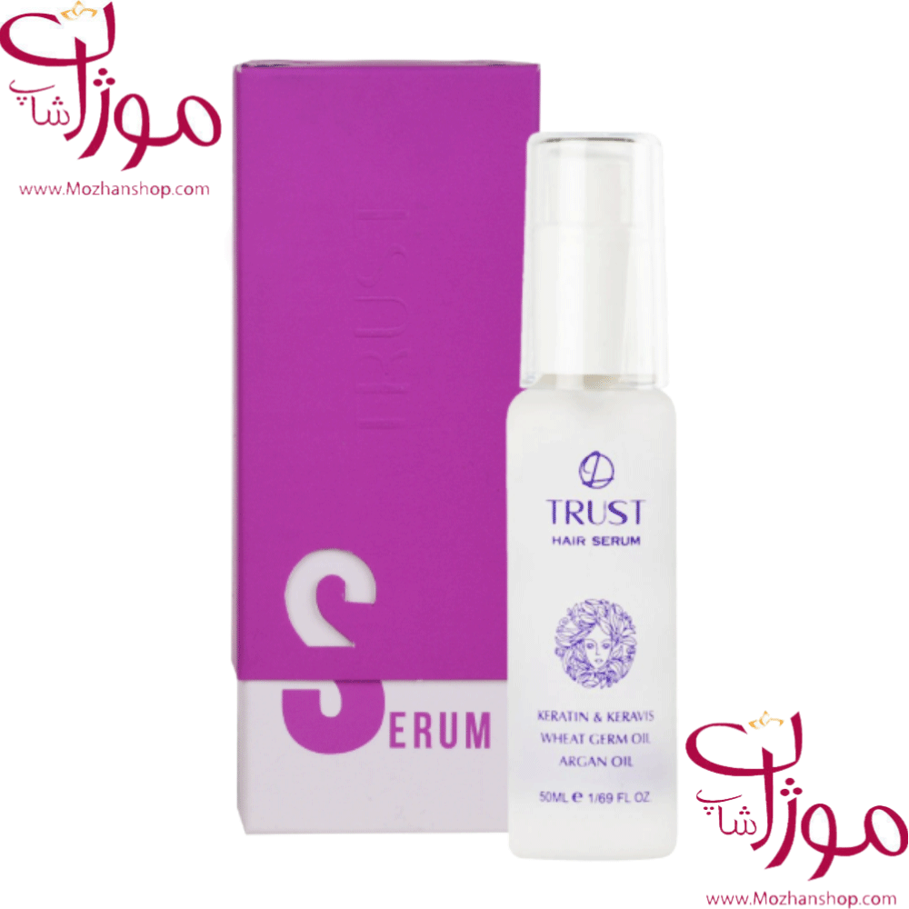 سرم کراتین و آرگان موی تراست